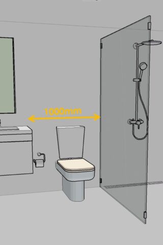 Bathroom dimensions Australia toilet measurements